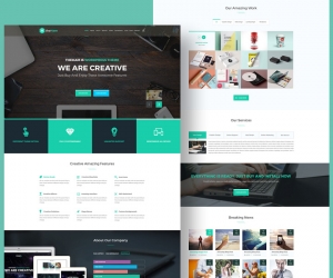 LANDING PAGE PSD DESIGN