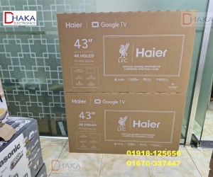 Haier 43 inch H43P7 Pro HQLED 4K Google Smart TV Official
