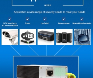 POE Surge Protector for ip camera nvr & network device