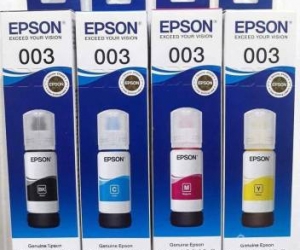 Epson Genuine 003 Ink 65ml Black for (L3100, L3101,L3110, L3150) Box