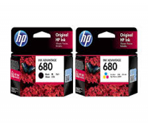 HP Genuine 680 Ink Adventage Cartridge Black and Color