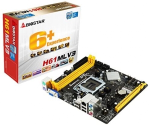 New Biostar H61MLV3 2ND/3RD GENRATION Desktop Motherboard