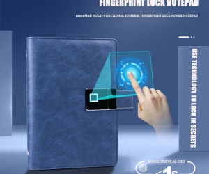 Unique Collection Smart Fingerprint Diary with Pen & 16gb Flash Drive