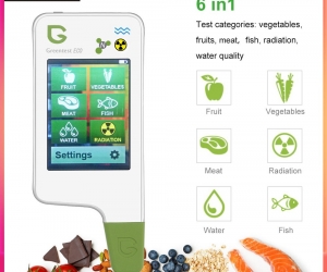 Greentest Eco 5 F AllInOne Foot Greentest Eco 5 F AllInOne Food Nitrate Checker Meat Fruit Fish & Vegetable + Radiation Detector + Water TDS Meter Nitrate Checker Meat Fruit Fish & Vegetable + Radiation Detector + Water TDS Meter