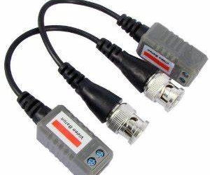 CCTV video balun at distances up to 300 meters when used with any passive transceiver