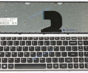 LENOVO IDEAPAD Z500 GREY FRAME LAPTOP KEYBOARD BLACK