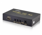 EKL-HDMI-2AV-Converter-HDMI-To-AV--Audio-Converter-Support-SPDIF-coaxial-audio-NTSC-PAL-composite-Video-HDMI-to-3rca-adapter-Black