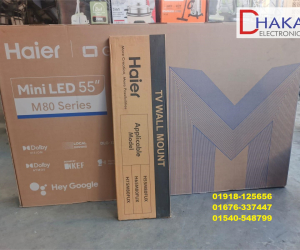Haier H55M80FUX 55 inch Mini LED Google TV Price BD Official