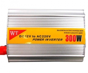 300W Inverter USB 12V to 220V DC to AC Extra Surge Capacity Car Auto Power Inverter ConverterSilver