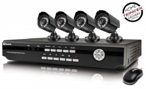 4 CCTV Cameras with 4 Channel DVR Full Packege 
