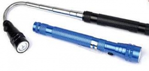 Telescopic Aluminum Flashlight Magnetic}