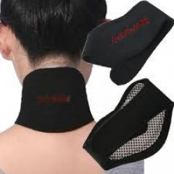 Self heating neck guard