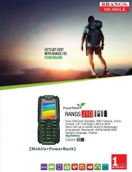 Rangs j10 Mobile Phone + Power Bank
