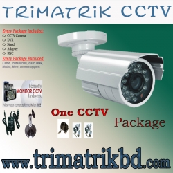 IndoorOutdoor IR CCTV Camera Package