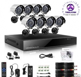 IR 520 TVL 20M CCTV Cam Package 8
