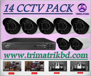IR 520 TVL 20M CCTV Cam Package 14