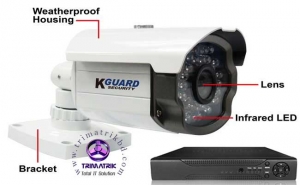 KGuard 800TVL One CCTV Camera Package 
