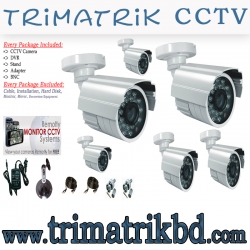 Norcam 420TVL Night Vision CCTV Pack (6)