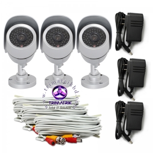 Yomart 800TVL Night Vision CCTV Pack 3