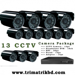 24 LED IR 800 TVL 20M CCTV Cam Package 13