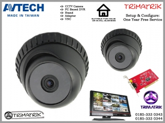 2 DOME 800TVL CCTV PACKAGE 