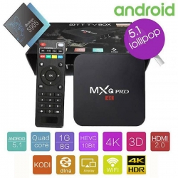 MXQ Pro 4K Ultimate KODI Android 5.1 Lollipop Amlogic S905 Quad Core 1GB/8GB TV Box Android Mini PC