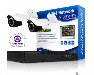 2 AHD CCTV Camera Package
