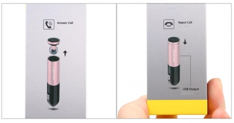 AWEI Bluetooth USB Car Charger intact Box