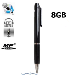 Pen Voice Recorder 8GB With MP3 Player intact