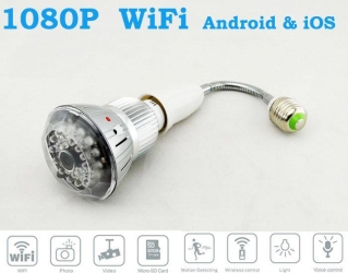 WIFI LED light bulb ip Camera intact Box
