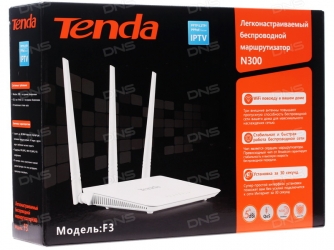 Tenda F3 Wireless 300Mbps 5dBi Antenna WiFi Router