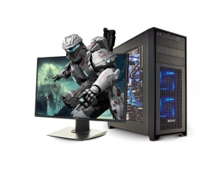 Desktop PC with Core 2 Duo 1GB RAM 160GB HDD 17 Inch LED