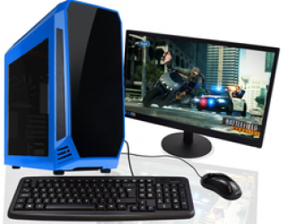  Desktop Core i3 Gigabyte H61 4GB RAM 17 Inch Monitor PC