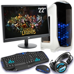 Desktop PC Core 2 Duo 1TB HDD 2GB RAM 19 Inch LED