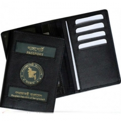 Leather Passport CoverC: 0066!