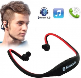 Wireless Bluetooth Mp3 Player Headset With MicC: 0089!