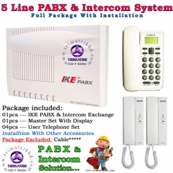 IKE 5 Line Intercom & PABX Package