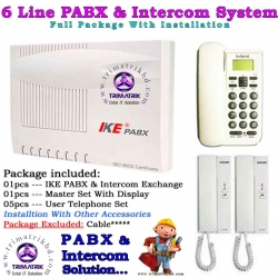 IKE 6 Line Intercom & PABX Package