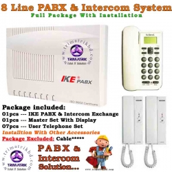 IKE 8 Line Intercom & PABX Package