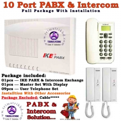 IKE 10 Line Intercom & PABX Package