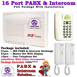 IKE 16 Line Intercom & PABX Package