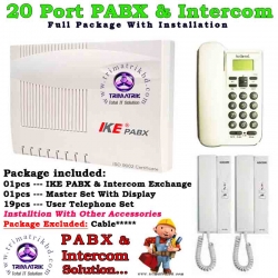IKE 20 Line Intercom & PABX Package