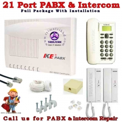 IKE 21 Line Intercom & PABX Package