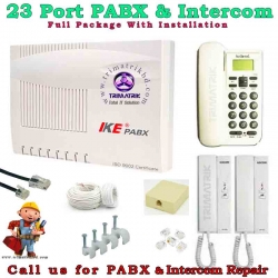 IKE 23 Line Intercom & PABX Package