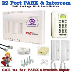 IKE 22 Line Intercom & PABX Package