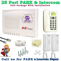 IKE 28 Line Intercom & PABX Package