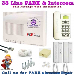 IKE 33 Line Intercom & PABX Package