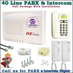 IKE 40 Line Intercom & PABX Package
