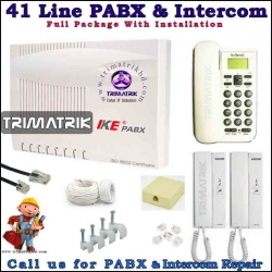 IKE 41 Line Intercom & PABX Package