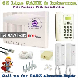 IKE 45 Line Intercom & PABX Package